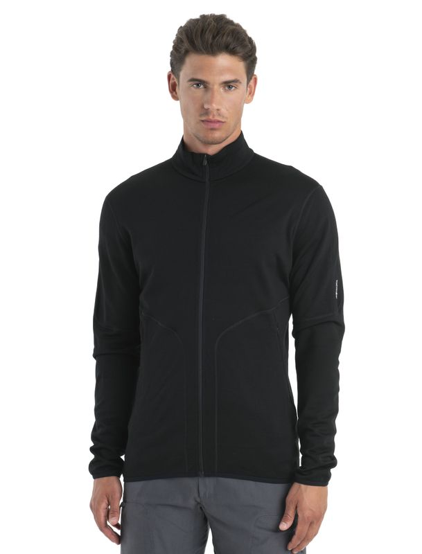 Men's Merino 560 RealFleece Elemental II LS Zip Black