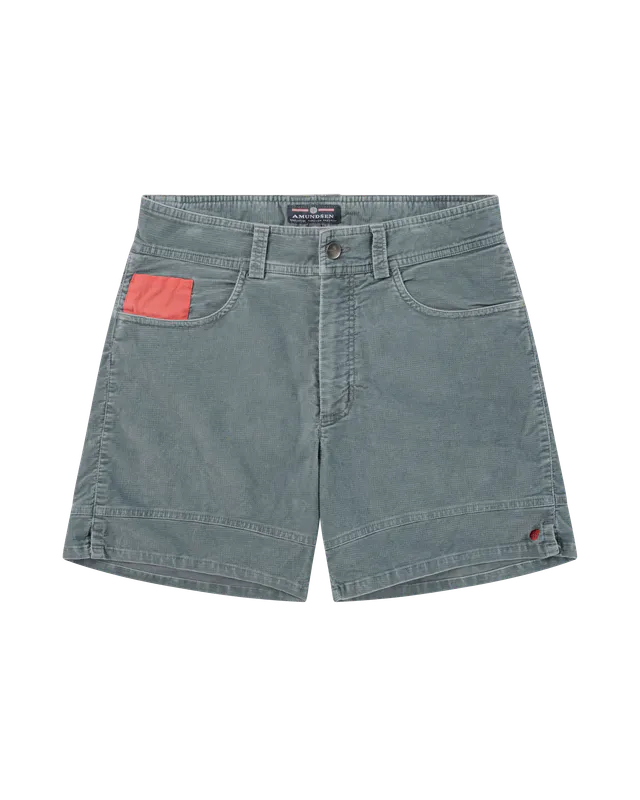 6Incher Wild Velvet Shorts Mens Stormy Blue