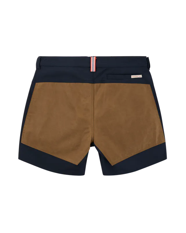 7Incher Field Shorts Mens Faded Navy/Tan