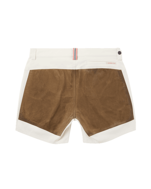7Incher Field Shorts Mens Offwhite/Tan