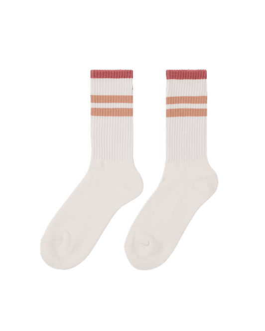 Hovedbilde Oslo Crew Socks White/Apricot