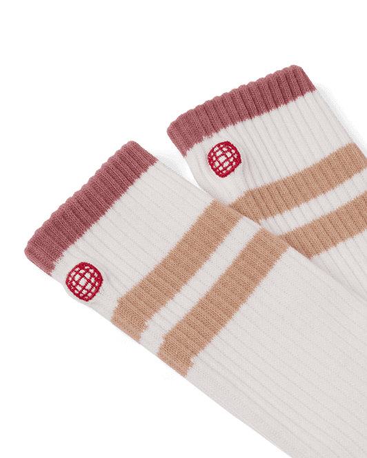 Hovedbilde Oslo Crew Socks White/Apricot