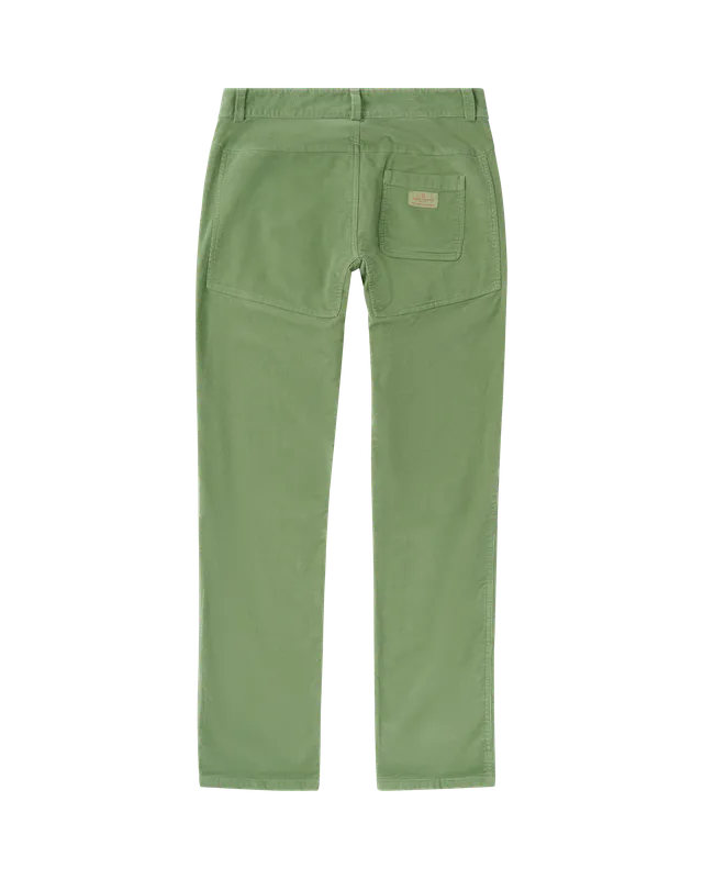 Fjordcord Slacks 16 Wale Mens Willow Green