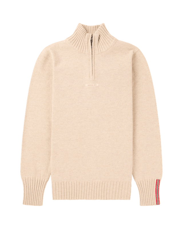 Deck Half Zip Womens Warm Sand