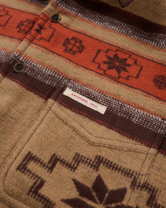 Amundsen Framheim Åkle Shirt Mens Khaki