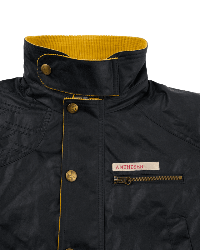 Amundsen Huntress Oilskin Jacket Womens Dark Navy