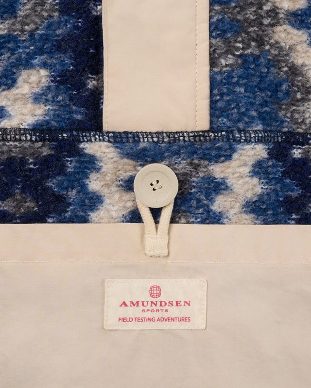 Amundsen V-Bond Tradition Fleece Womens Fjordblue/Pattern