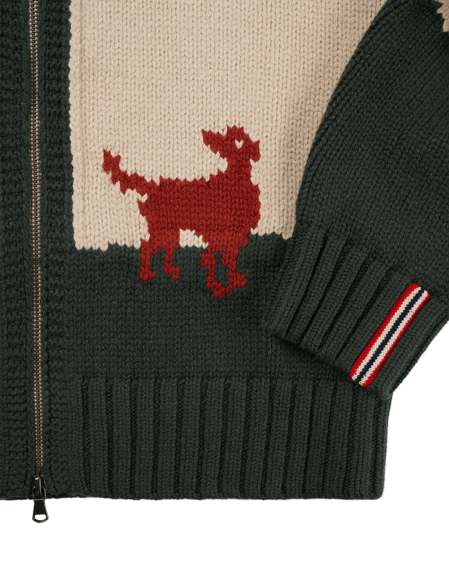 Amundsen Huntsman Cardigan Mens Desert/Olive