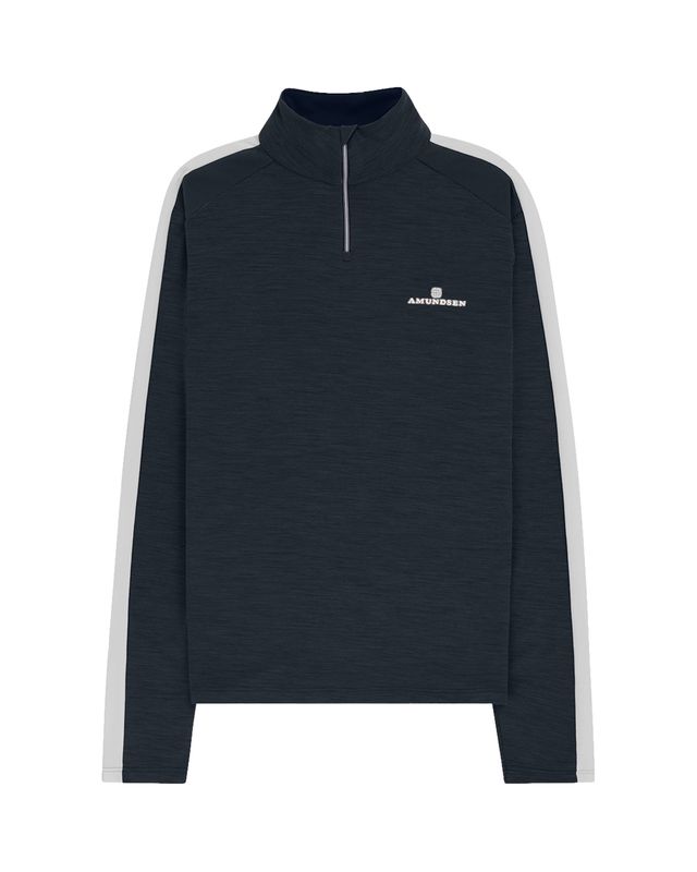 Amundsen 5Mila Half Zip M 590 Faded Navy Stripe