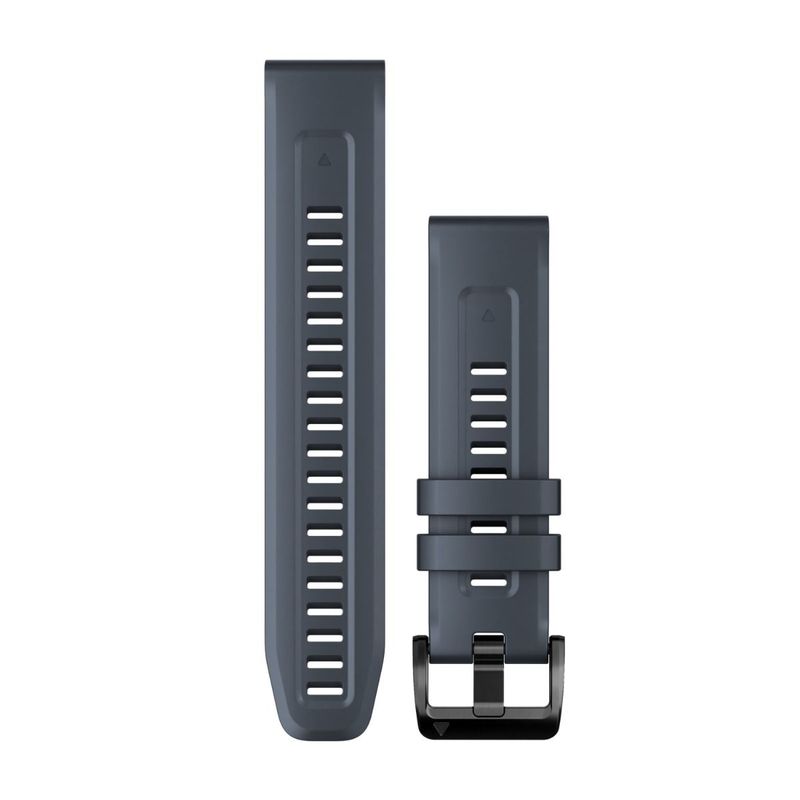 Garmin QuickFit® 22 Watch Bands, Granite Blue Silicone