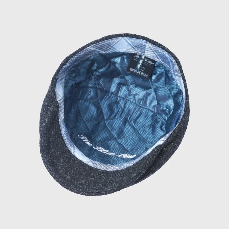 The Blue Line City – 42 Harris Tweed Anthracite Herringbon