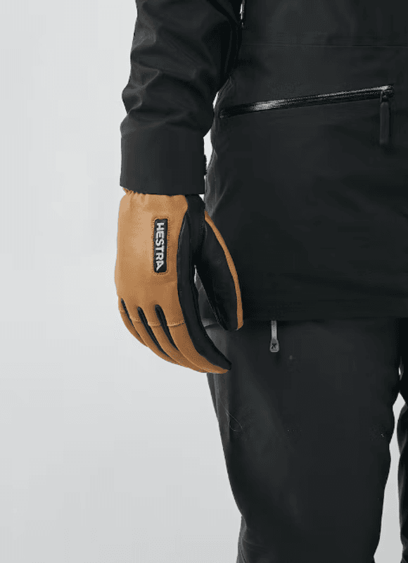 Hestra Army Leather Wool Terry 5-finger Cork