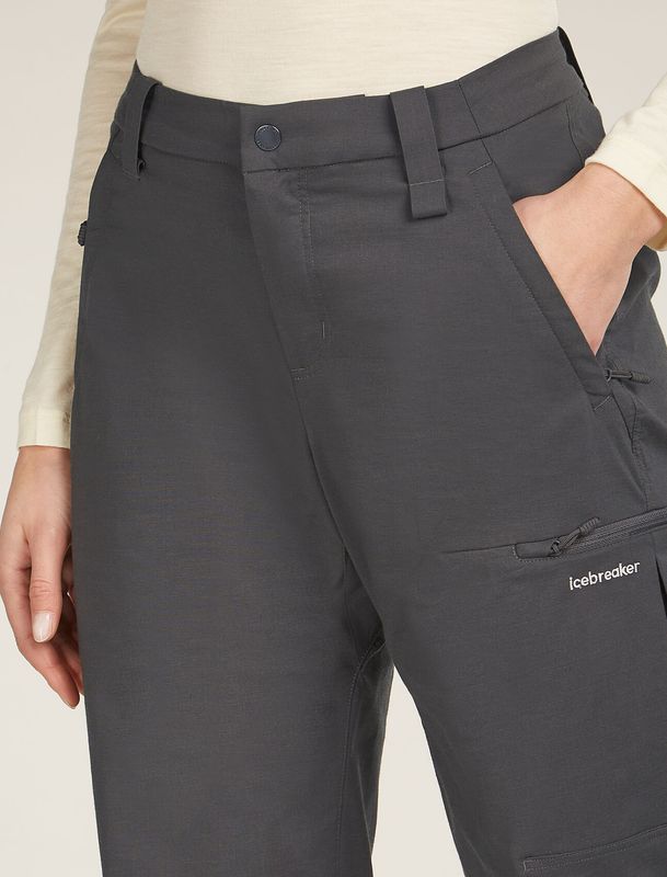 Icebreaker W's Merino Elevation Stretch Pants Obsidian