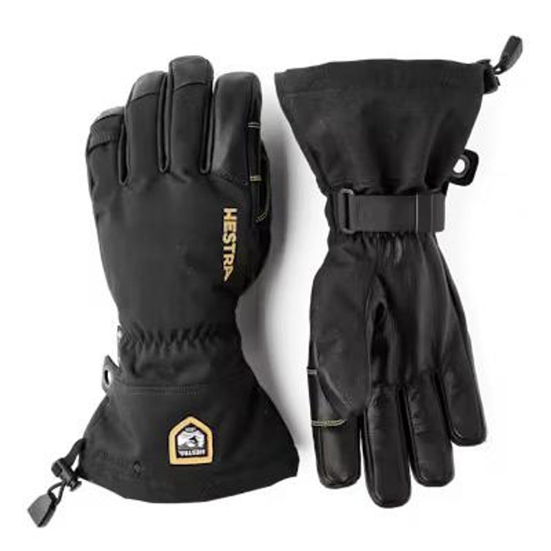 Hestra Army Leather Gore-Tex - 5 finger Black