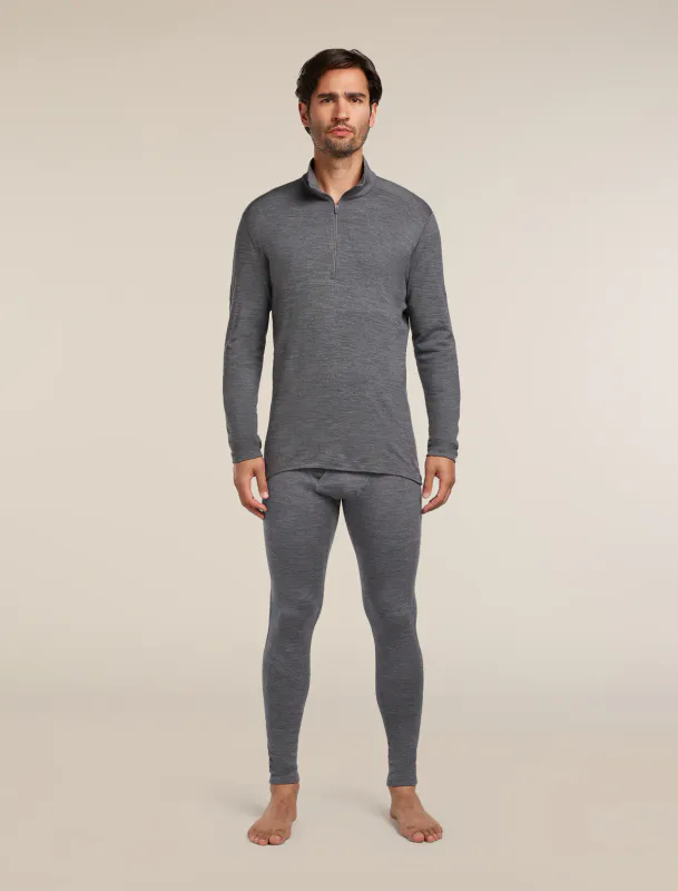 Men's Merino 260 Tech LS Half Zip Thermal Top Gritstone Hthr