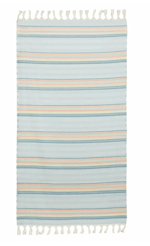 AMUNDSEN Travel Beach Towel 555 Pinstripe/Carioca