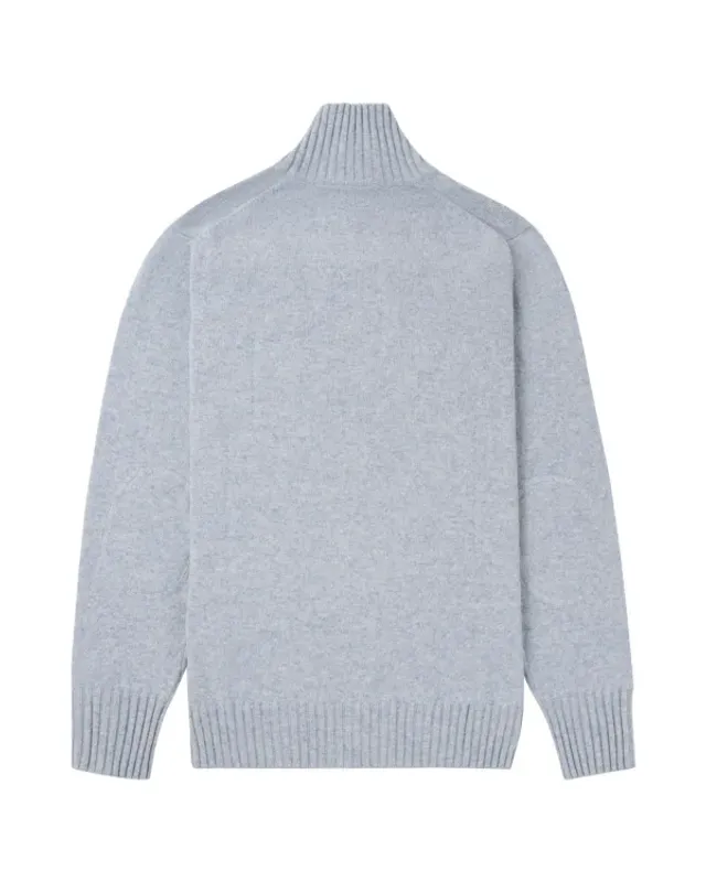 Amundsen DECK HALF ZIP 525 Blue Stone
