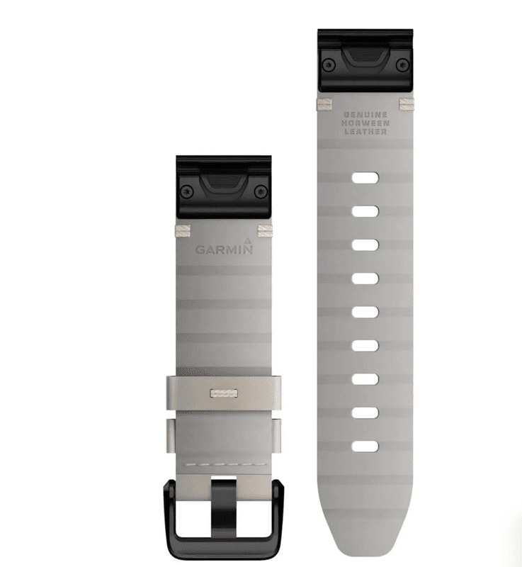 Garmin QuickFit® 20 Watch Bands, Limestone Leather