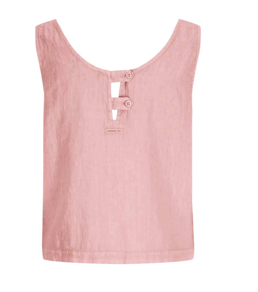 SAFARI LINEN TOP W 191 Faded Peony Pink