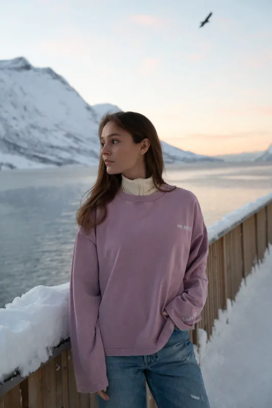 Pre Après Boxy Alpine Long Sleeve - Dusty Lilac