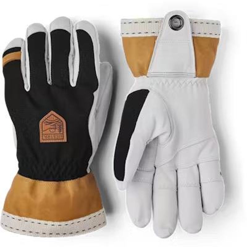Hestra Ergo Grip Alpha 5-finger Black