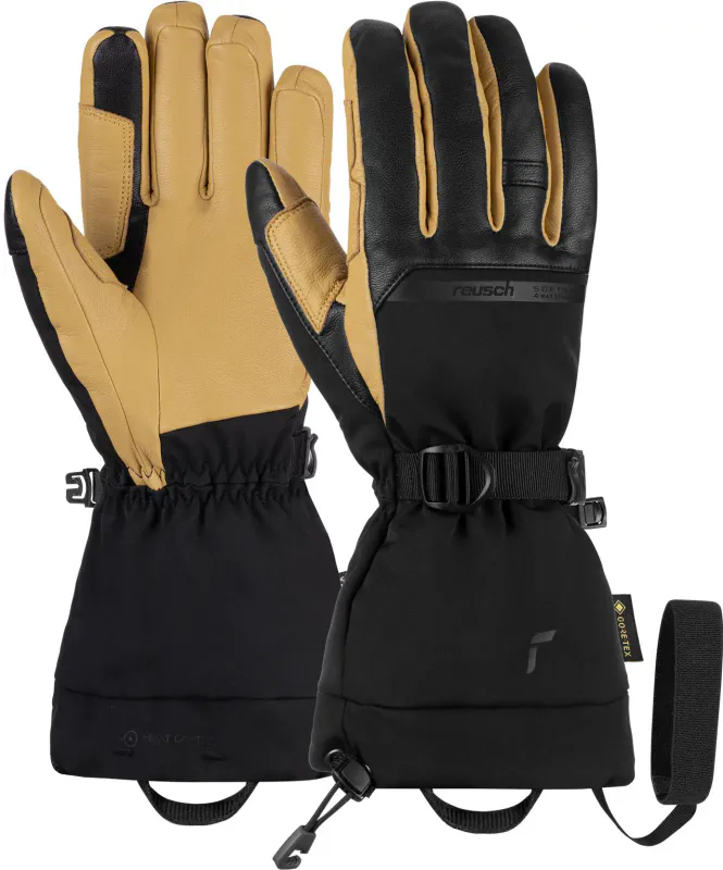 Reusch Discovery GTX Touch-Tec Black/Camel