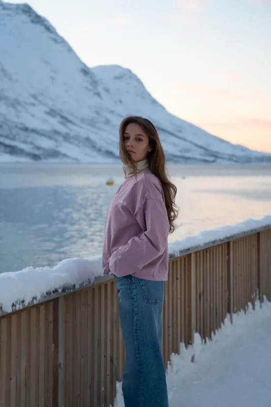 Pre Après Boxy Alpine Long Sleeve - Dusty Lilac