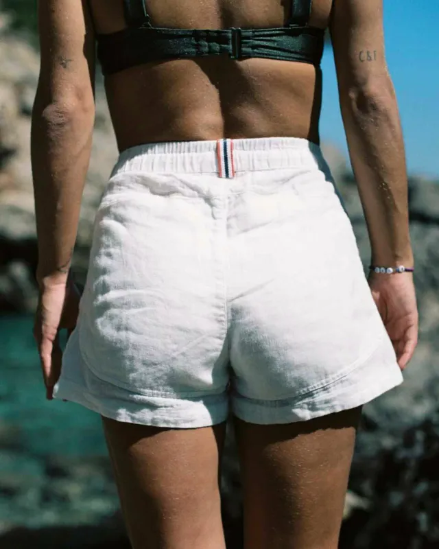 Amundsen Safari Linen Shorts 610 Natural