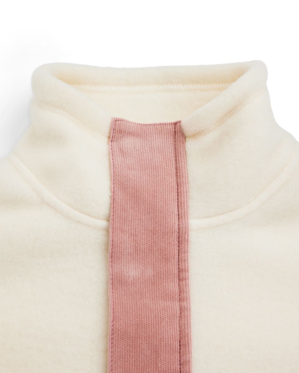 Amundsen V-Bond Cord Fleece W´s 191 Natural/Peony Pink