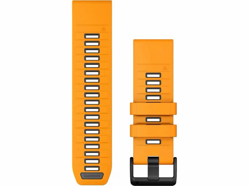 Garmin QuickFit 22mm Silicone Band Spark Orange/Graphite
