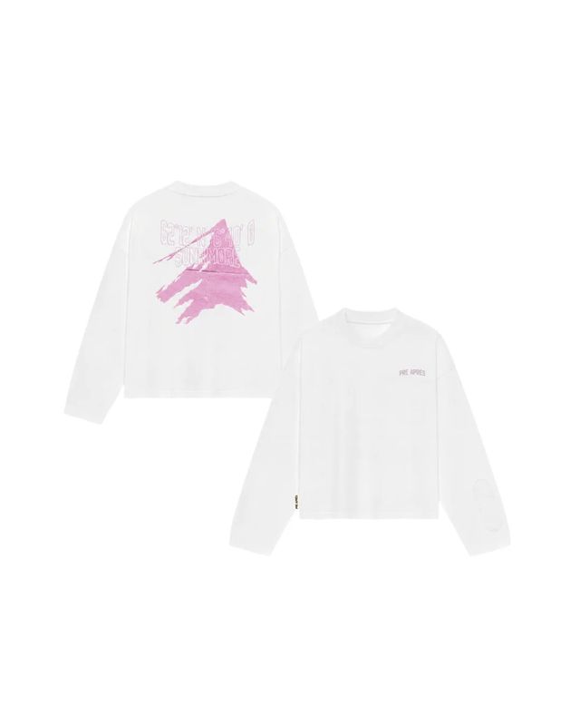 Pre Après Native Long Sleeve Unisex Pink/White